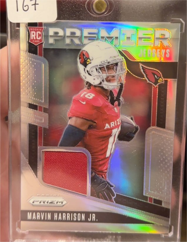 2024 Panini Prizm Premier Jerseys #PJ-MHJ Marvin Harrison Jr. — front