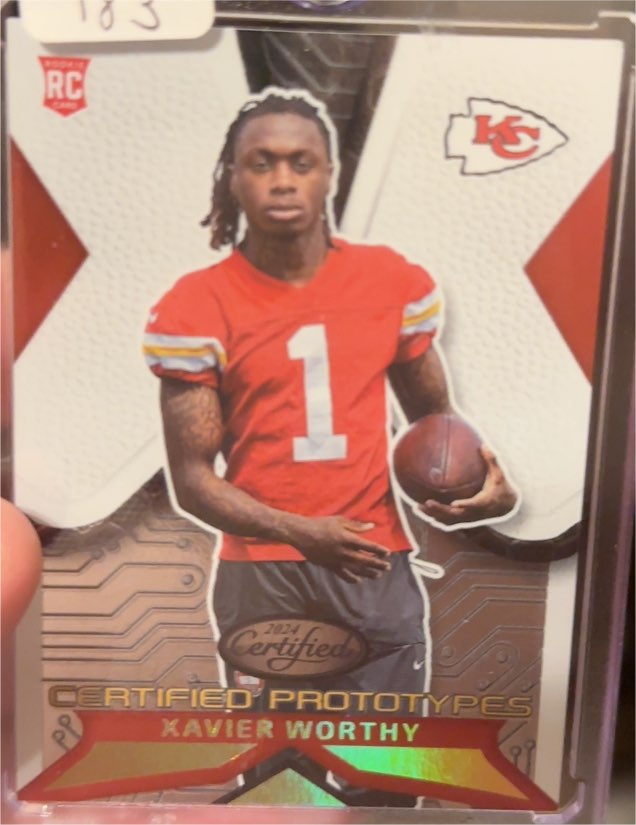 2024 Panini Certified Prototypes Xavier Worthy — front