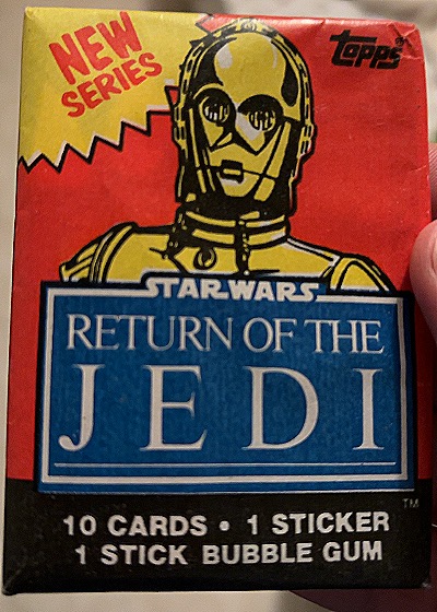 1983 Topps Star Wars Return of the Jedi C-3PO Wax Pack — front