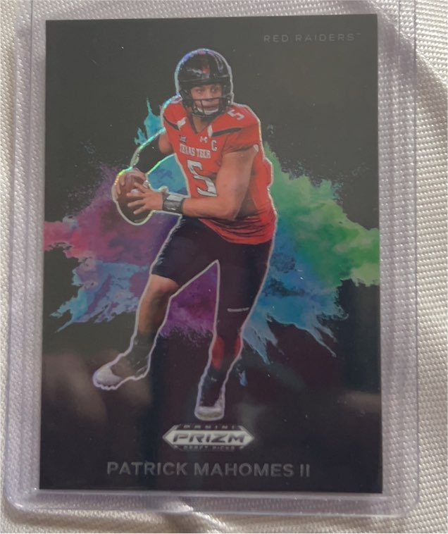 2024 Panini Prizm Draft Picks #29 Patrick Mahomes II Color Blast — front