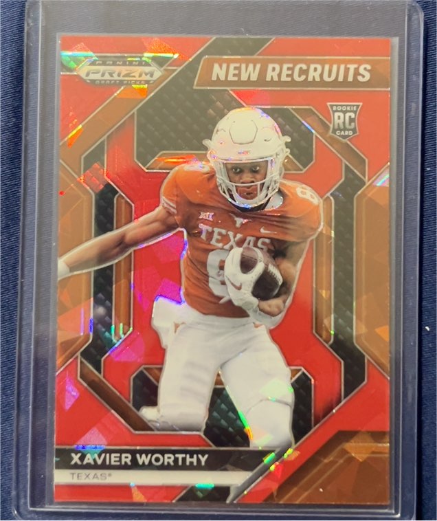 2024 Panini Prizm Draft Picks #NR-XWY Xavier Worthy — front