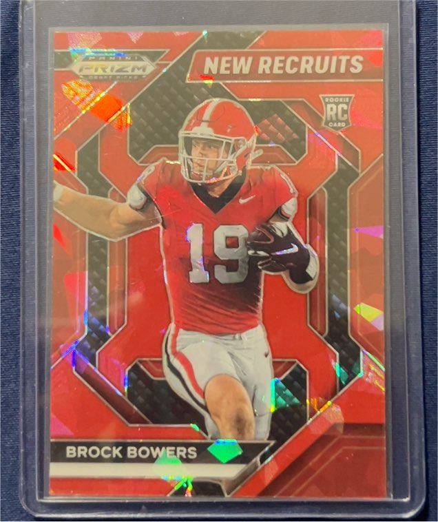 2024 Panini Prizm Draft Picks New Recruits #NR-BBS Brock Bowers — front