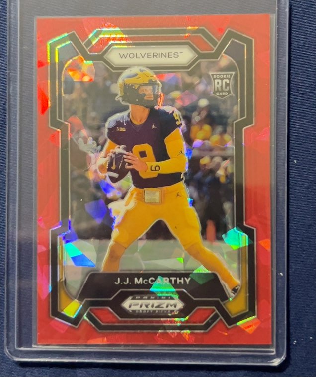 2024 Panini Prizm Draft Picks #132 J.J. McCarthy — front