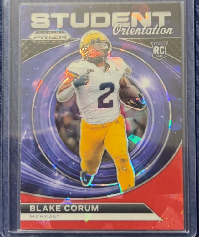 2024 Panini Prizm Draft Picks Student Orientation #SO-BC Blake Corum — front