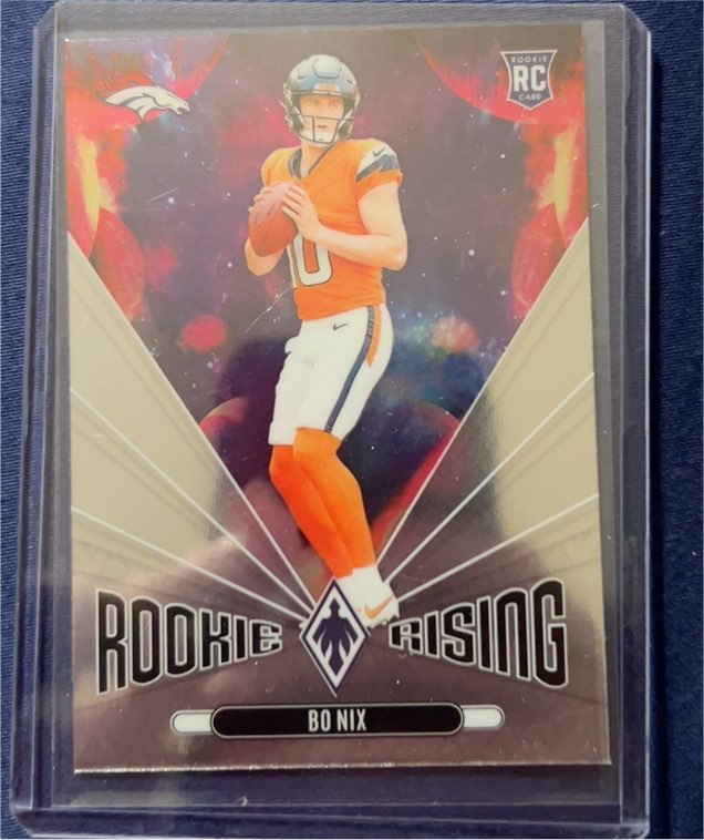 2024 Panini Phoenix Rookie Rising #RR-BNX Bo Nix — front