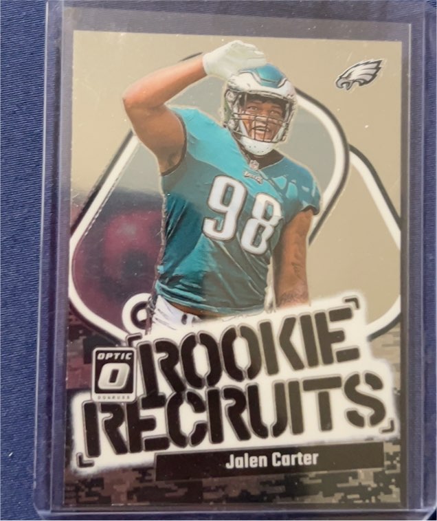 2023 Panini Donruss Optic Rookie Recruits #10 Jalen Carter — front