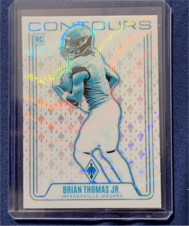 2024 Panini Phoenix Contours #CON-BTJ Brian Thomas Jr. — front