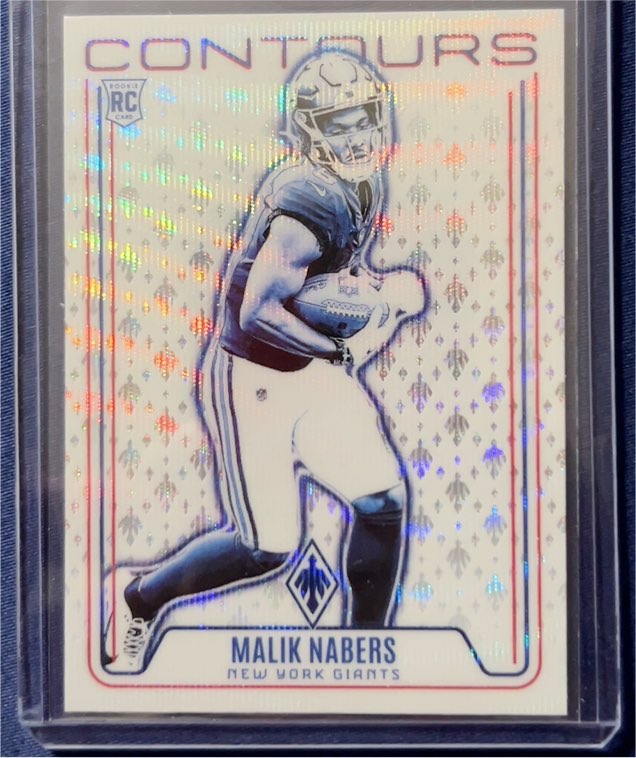 2024 Panini Phoenix #CON-MNS Malik Nabers Contours — front