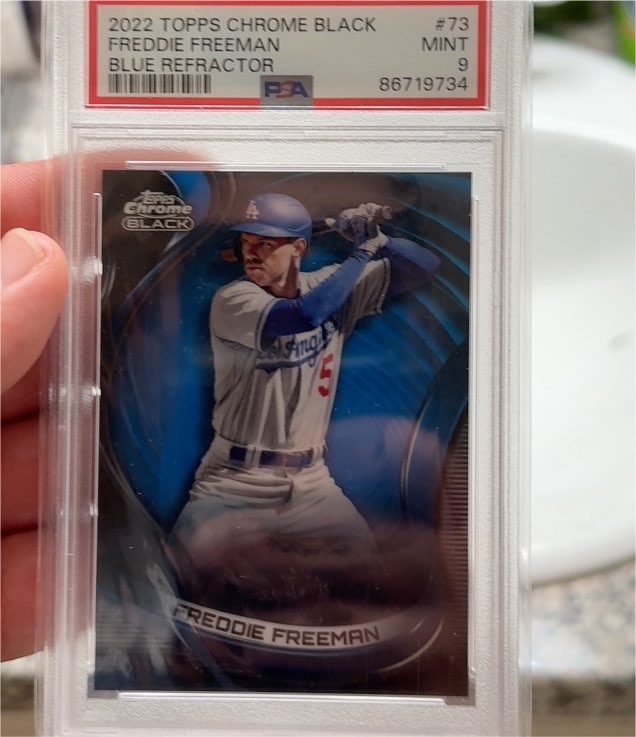 2022 Topps Chrome Black #73 Freddie Freeman — front
