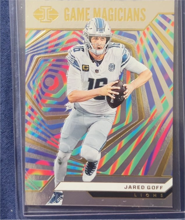 2024 Panini Illusions #9 Jared Goff Game Magicians — front