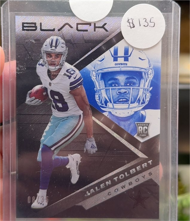 2022 Panini Black #08 Jalen Tolbert — front