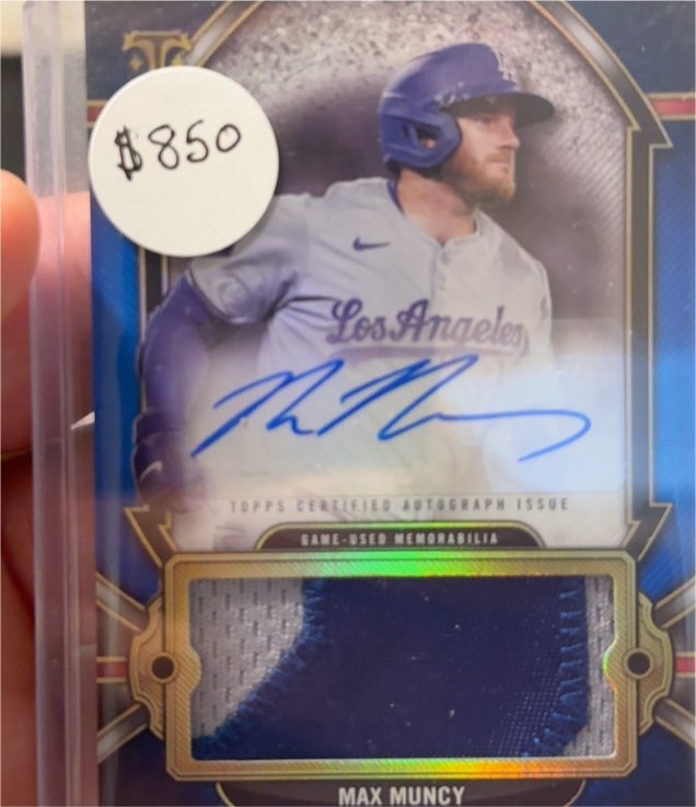 2024 Topps Triple Threads #AJR-MM Max Muncy — front