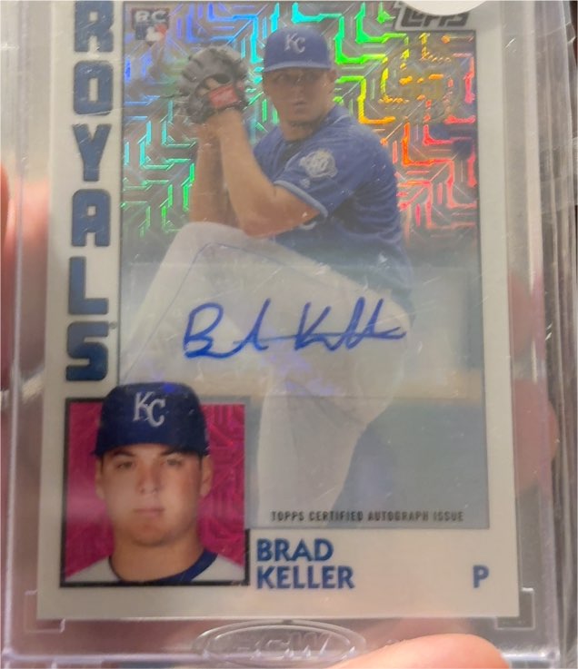 2019 Topps Series 1 1984 Silver Pack Chrome #T84-35 Brad Keller — front