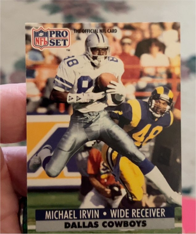 1991 Pro Set #132 Michael Irvin — front