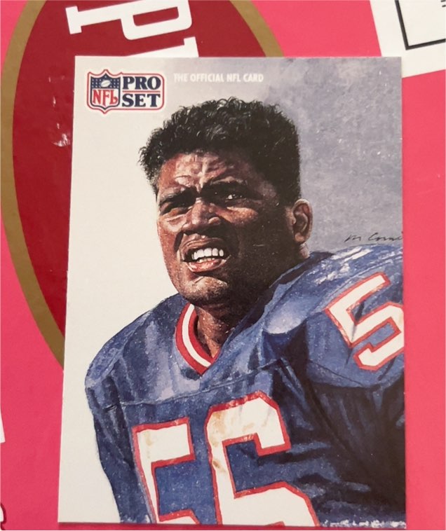 1991 Pro Set #394 Lawrence Taylor — front