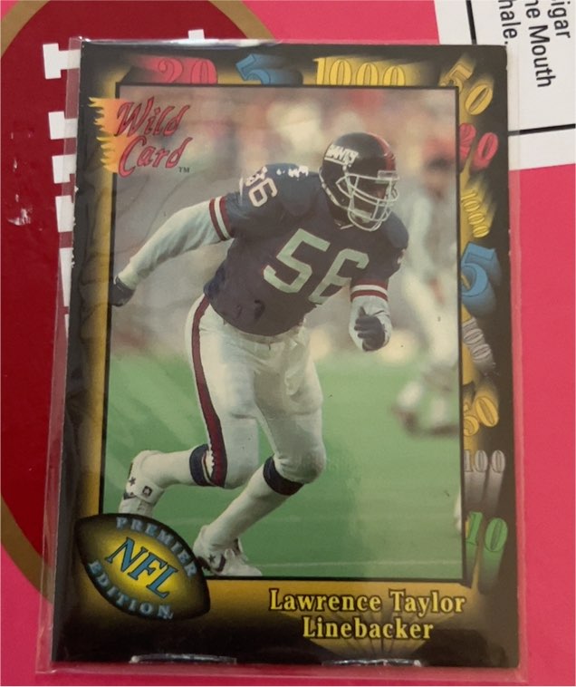 1991 Wild Card Premier Edition #144 Lawrence Taylor — front