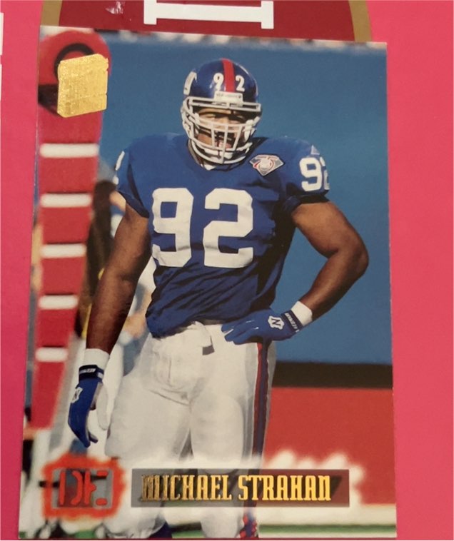 1994 Topps Stadium Club #579 Michael Strahan — front