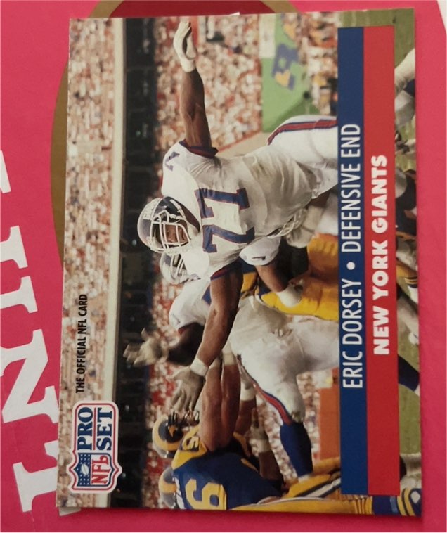 1991 Pro Set #59 Eric Dorsey — front