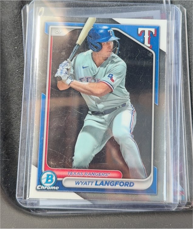 2024 Bowman Chrome #BCP-64 Wyatt Langford — front