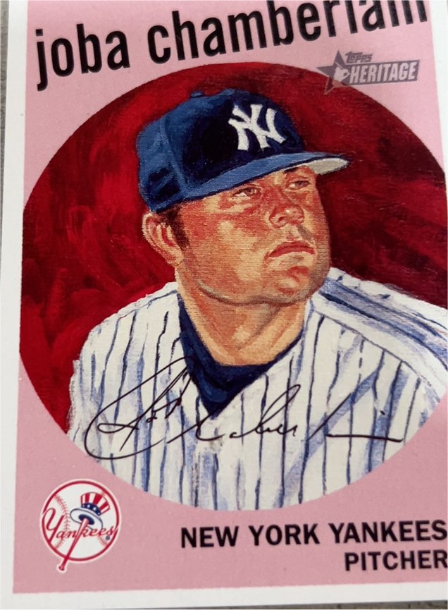 2008 Topps Heritage #60 Joba Chamberlain — front