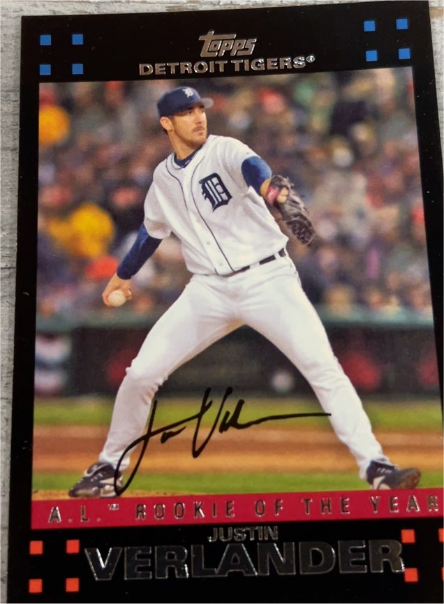 2007 Topps #326 Justin Verlander — front