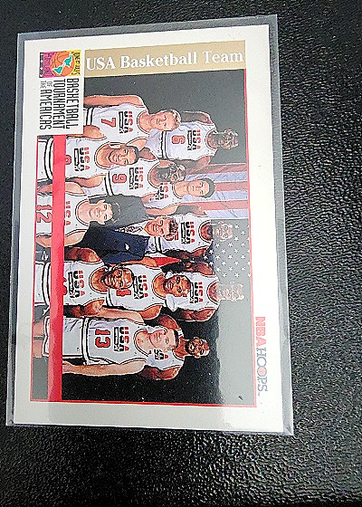 1992 NBA Hoops #NNO USA Basketball Team — front