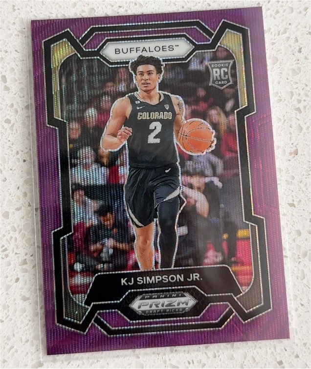 2024 Panini Prizm Draft Picks #93 KJ Simpson Jr. — front