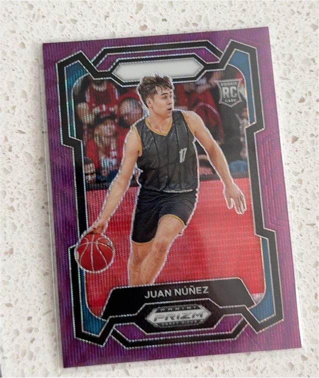 2024 Panini Prizm Draft Picks #36 Juan Nunez — front