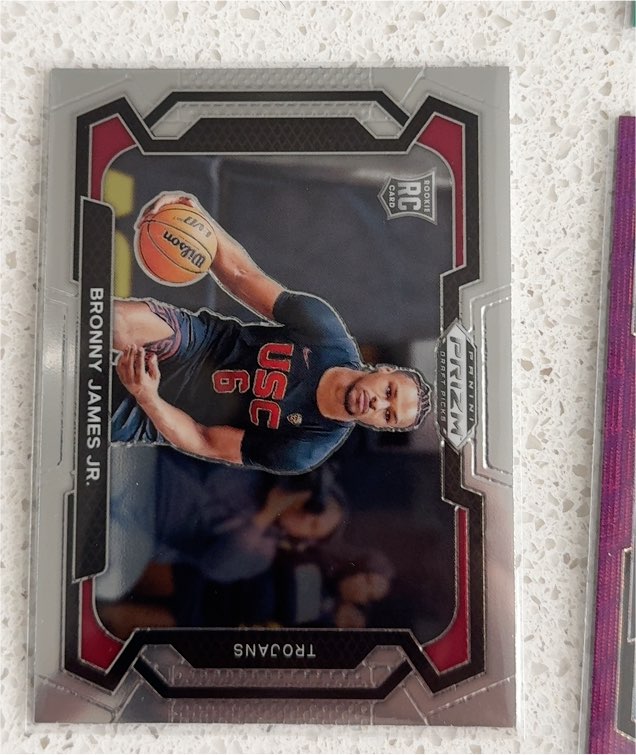 2024 Panini Prizm Draft Picks #86 Bronny James Jr. — front