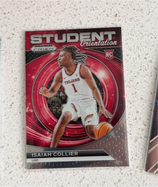 2024 Panini Prizm Draft Picks #14 Isaiah Collier Student Orientation — front