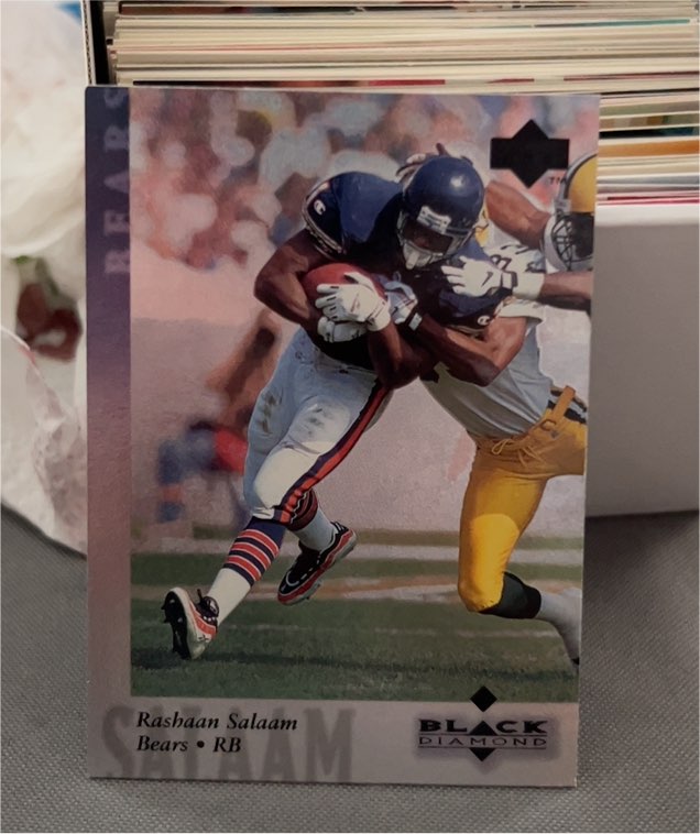1997 Upper Deck Black Diamond #88 Rashaan Salaam — front