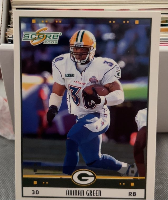 2005 Score #306 Ahman Green — front
