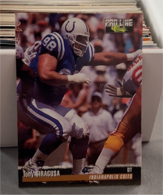 1995 Classic Pro Line #170 Tony Siragusa — front