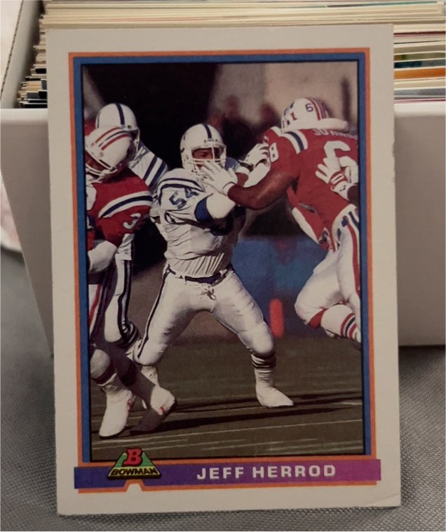 1991 Bowman #203 Jeff Herrod — front
