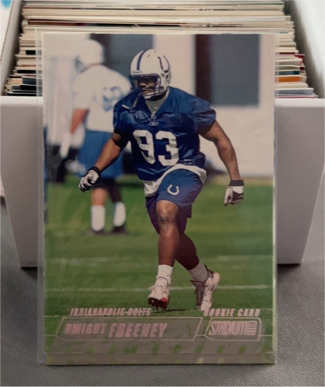 2002 Stadium Club Photographer's Proofs #162 Dwight Freeney RC — front