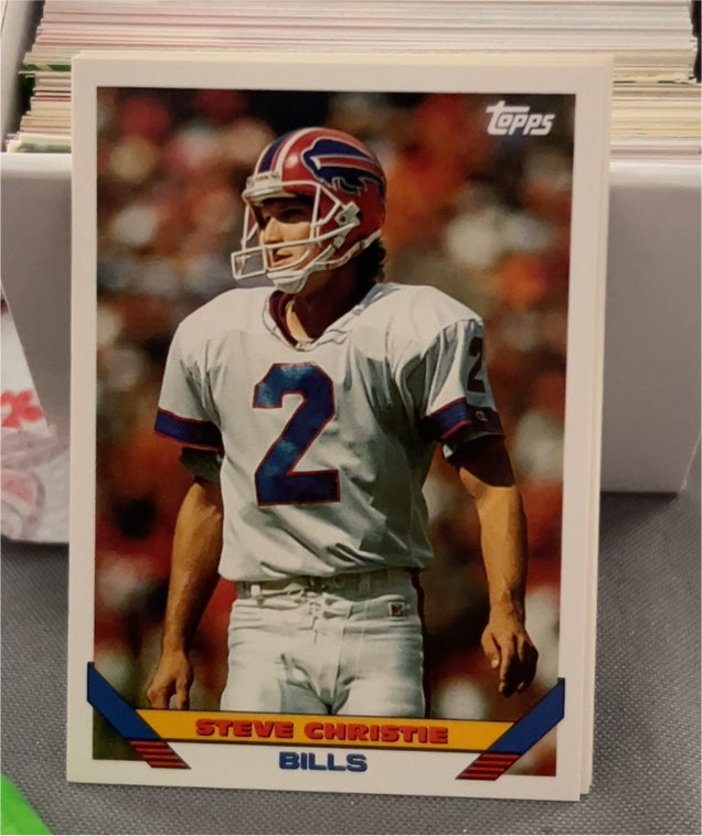 1993 Topps #60 Steve Christie — front