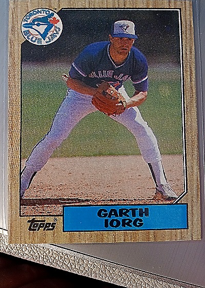 1987 Topps #751 Garth Iorg — front