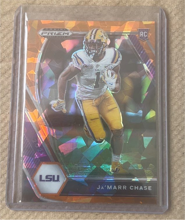 2021 Panini Prizm Draft Picks #112 Ja'Marr Chase — front