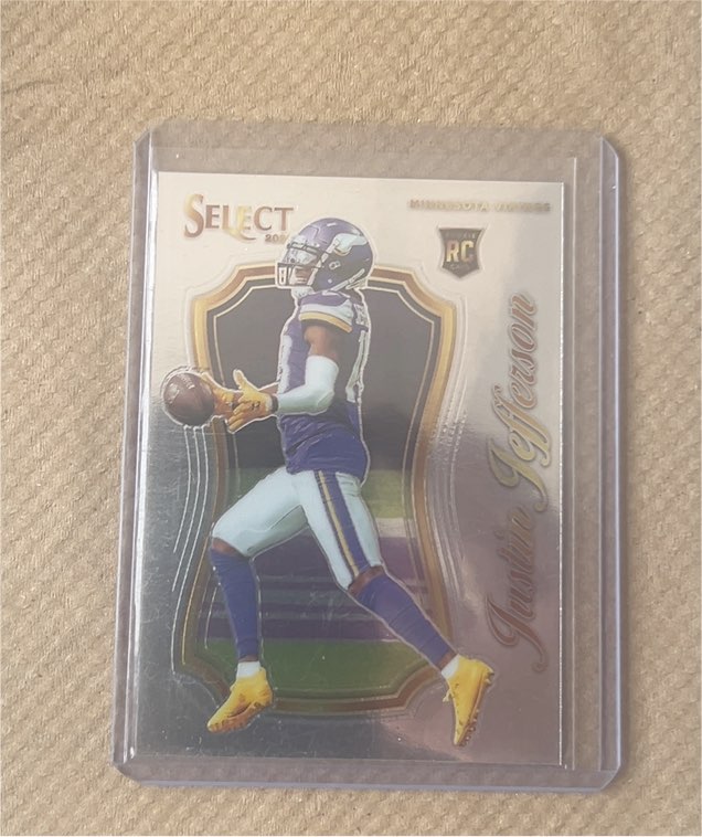 2020 Panini Select Certified Rookies #SCR-9 Justin Jefferson — front