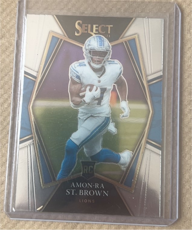 2021 Panini Select Premier Level #173 Amon-Ra St. Brown — front