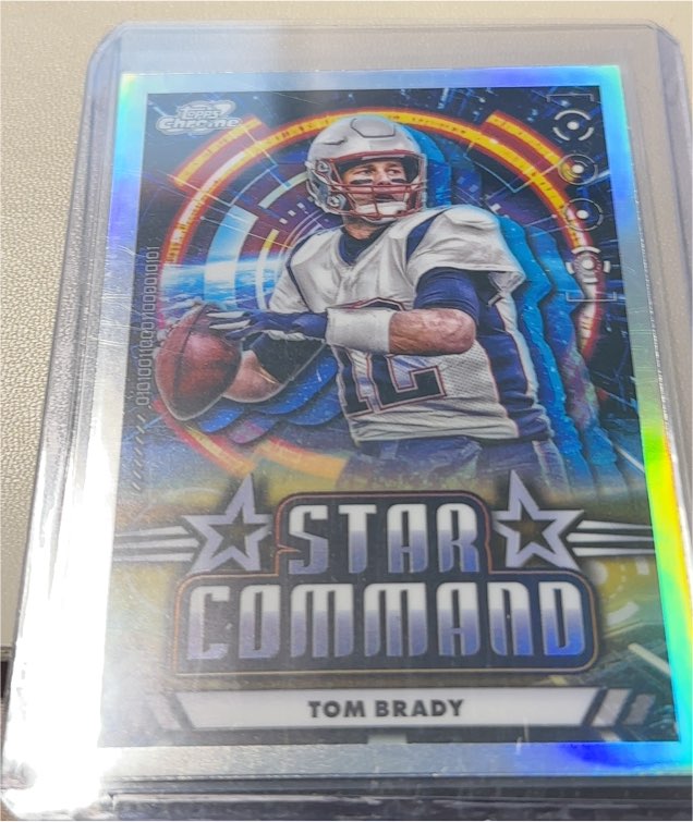 2024 Topps Chrome Cosmic Star Command #SC-16 Tom Brady — front