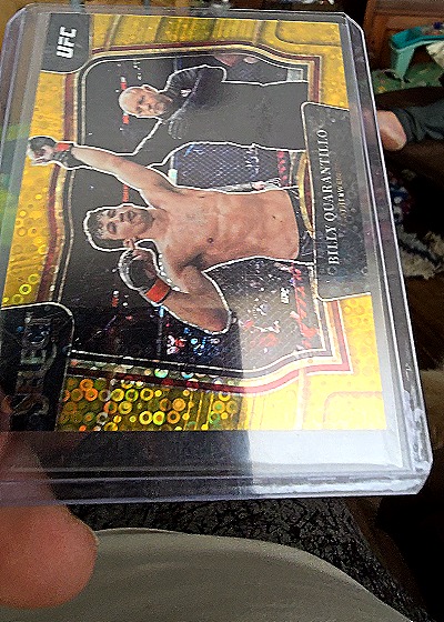 2023 Panini Select UFC Billy Quarantillo Octagonside Disco Prizm — front