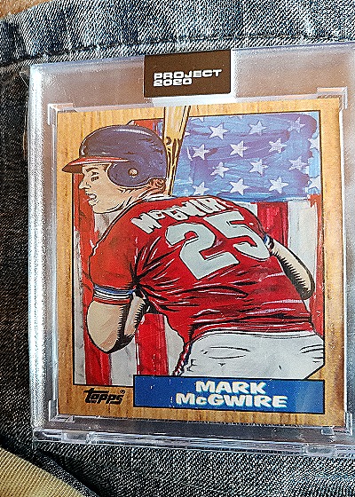 2020 Topps Project 2020 #81 Mark McGwire — front