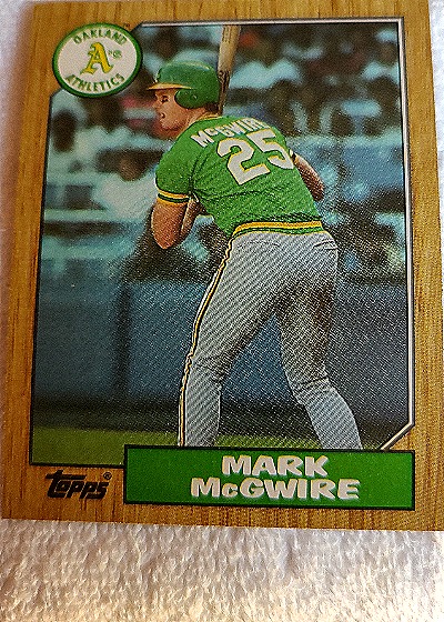 1987 Topps #366 Mark McGwire — front