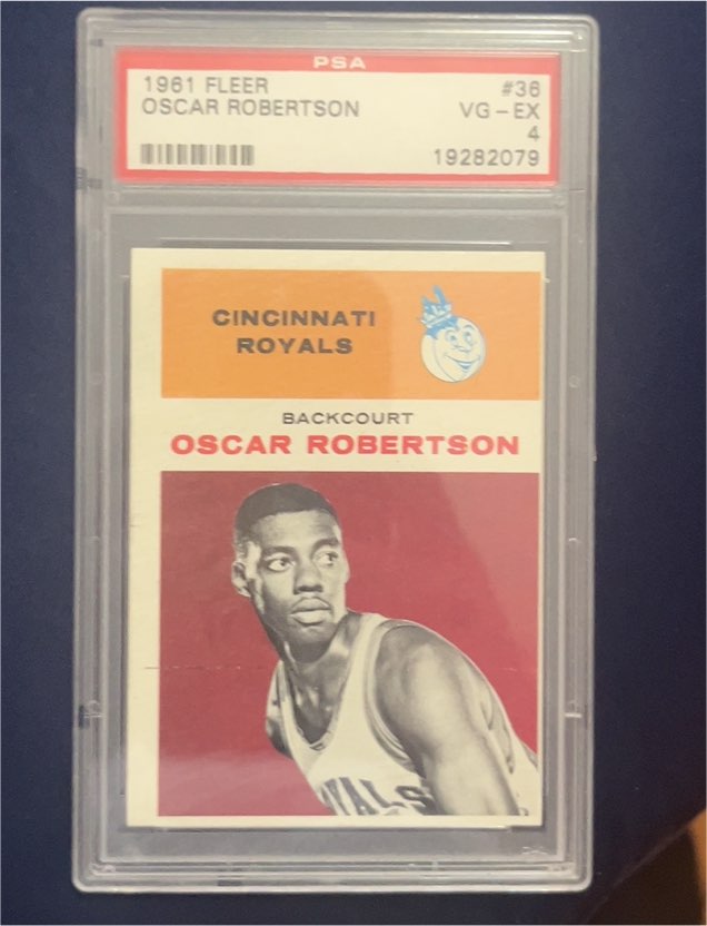 1961 Fleer #36 Oscar Robertson — front