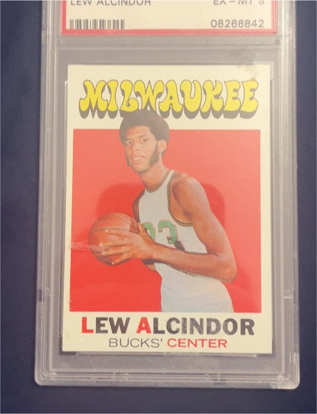 1971 Topps #100 Lew Alcindor — front