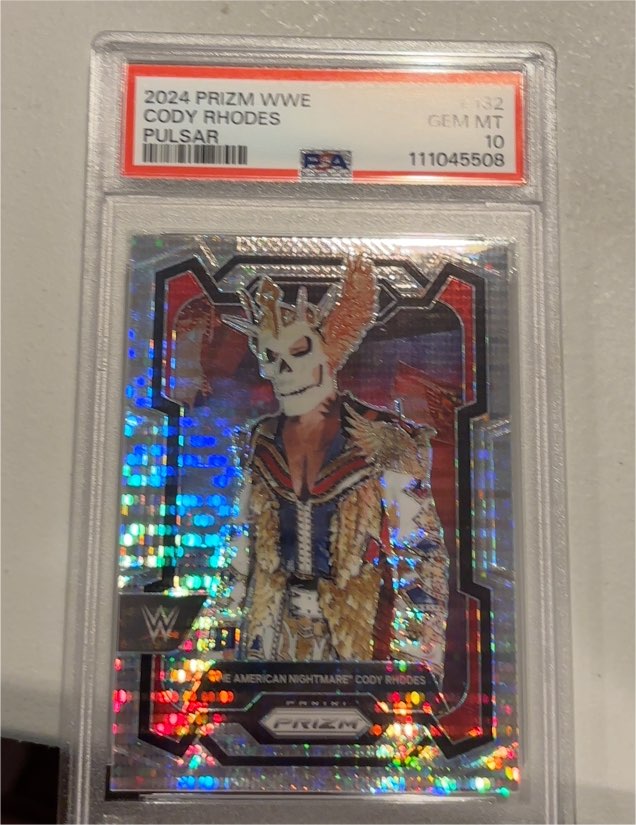 2024 Panini Prizm WWE #132 Cody Rhodes Pulsar — front