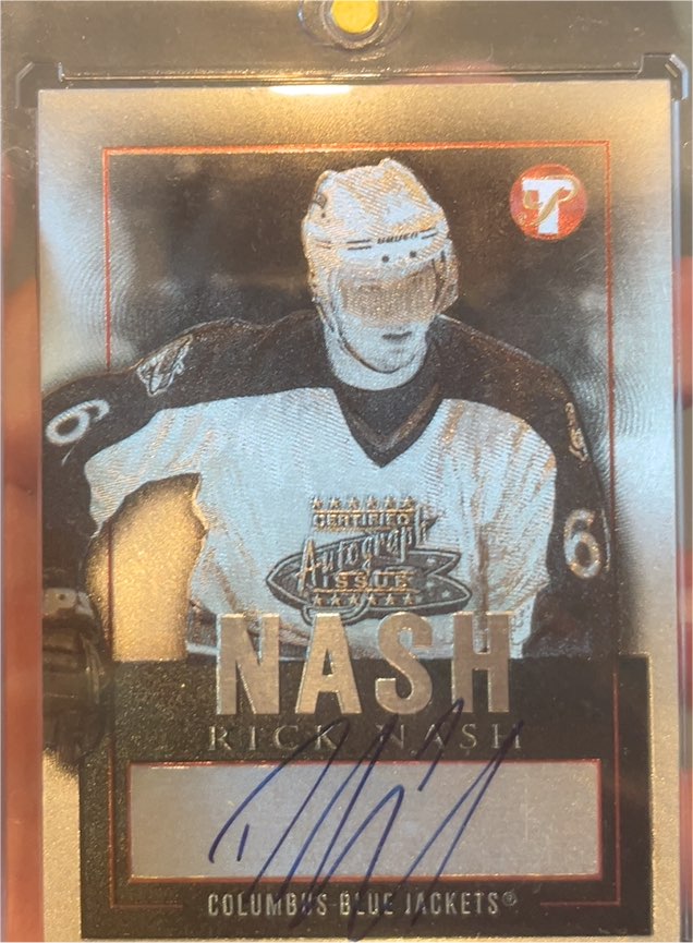 2003-04 Topps Pristine Autographs #PE-RN Rick Nash — front
