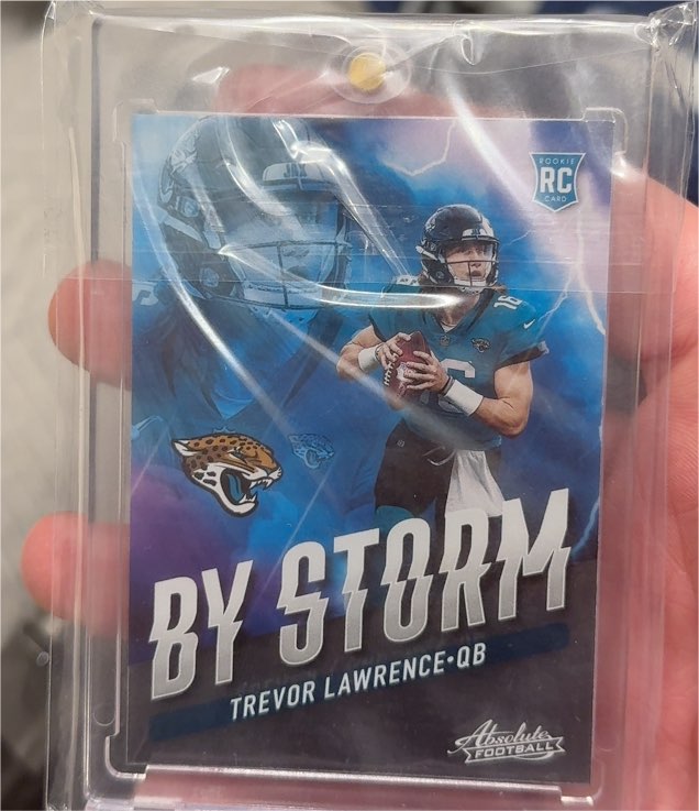 2021 Panini Absolute By Storm #BST-1 Trevor Lawrence — front