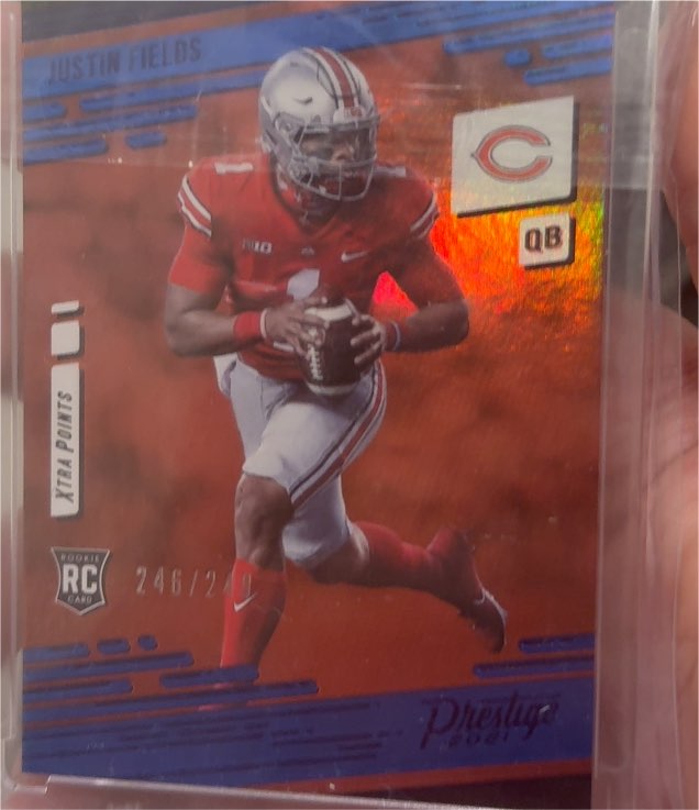 2021 Panini Prestige #203 Justin Fields — front